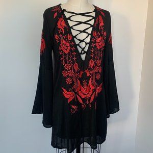 Zaful Embroidered Tunic Top